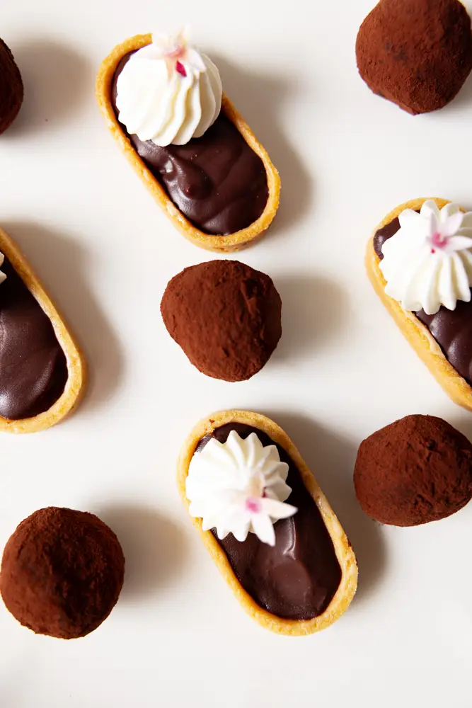 Beautiful, tiny, and perfect desserts from the bluestem dinner at Rye Plaza, by Chef Megan Garrelts.