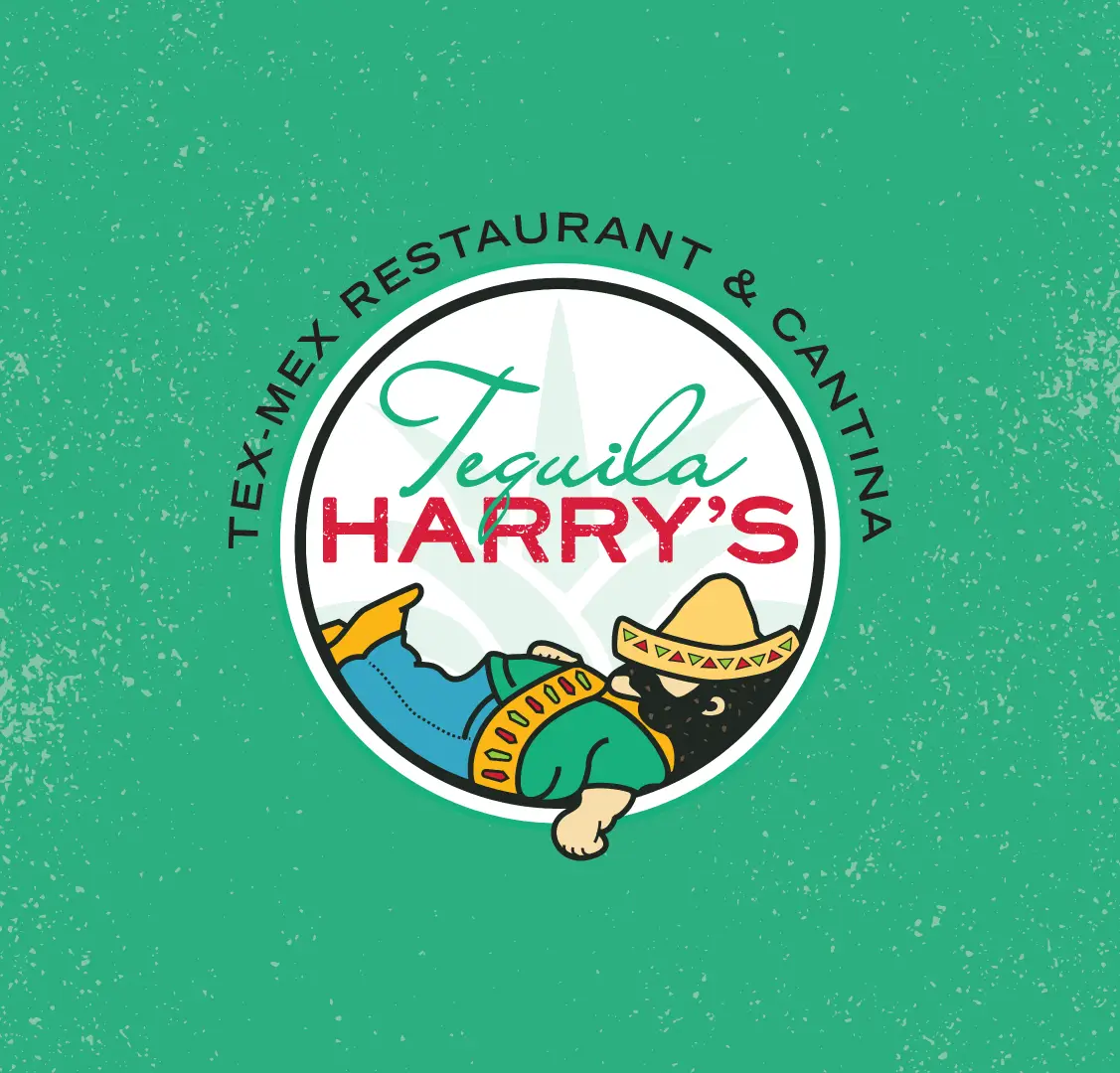 The Tequila Harry's logo, updated & designed by Jenny McGill.